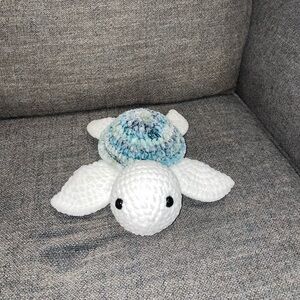 Hand crocheted turtle